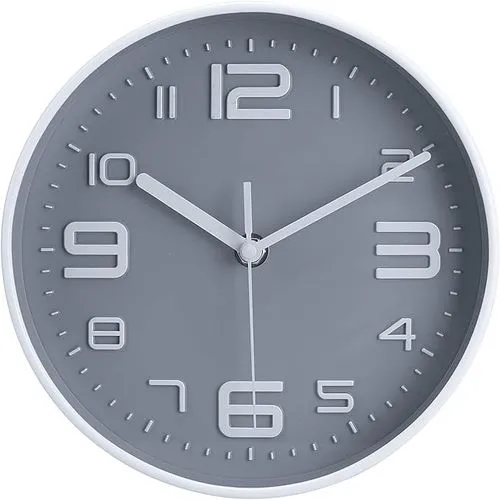 Horloge Numérique Murale Silencieuse pour Toute la Maison,30x30cm