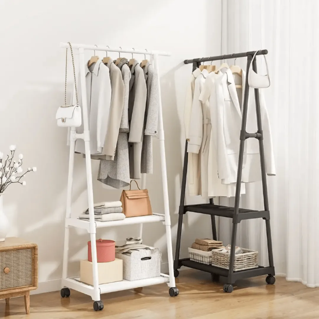 Optimisez l'espace avec notre Porte manteau Amovible Multifonctionnel pour un Dressing Organisé (colleur aléatoire)