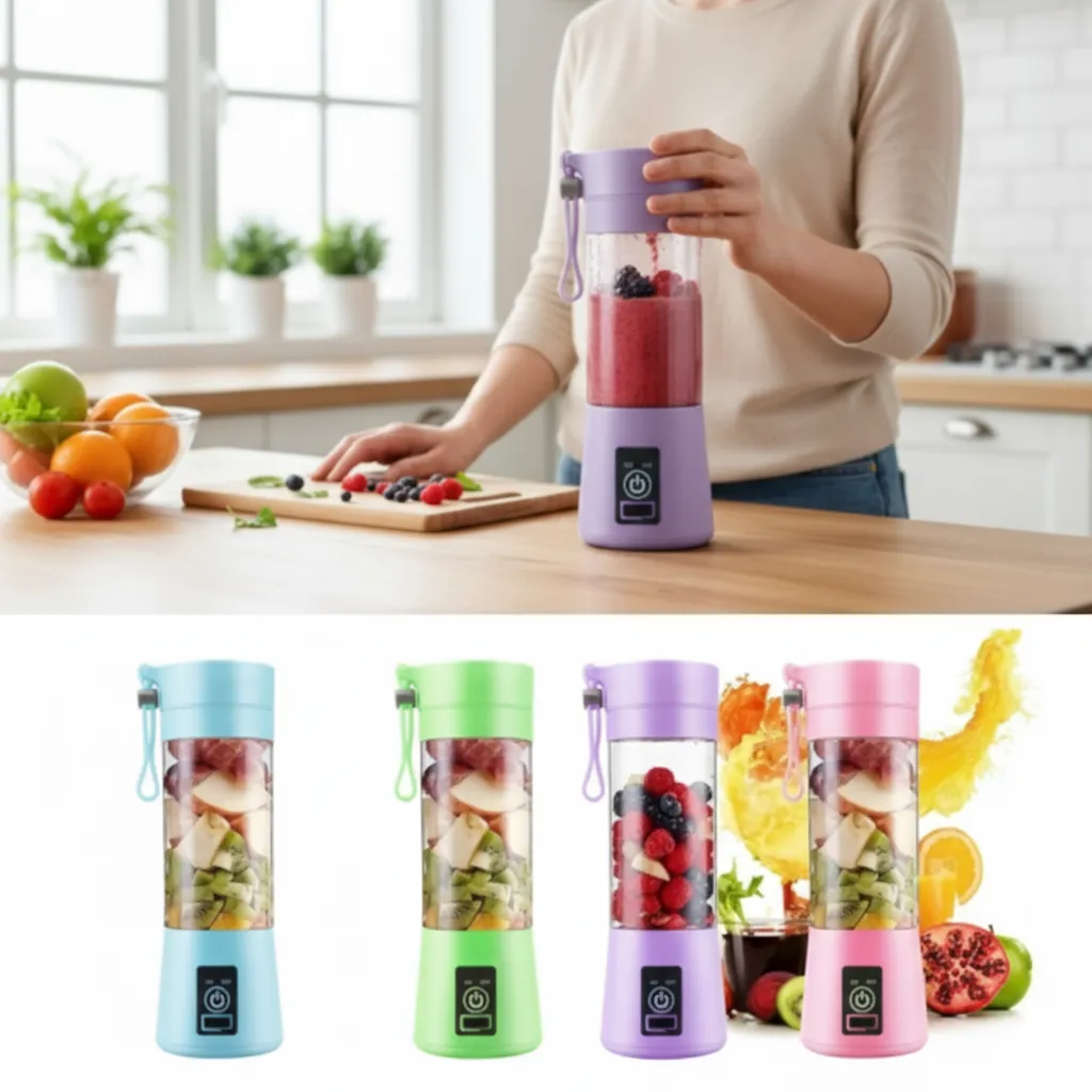Mixeur de Fruits Nomade Emportez la Fraîcheur Partout (colleur aléatoire)