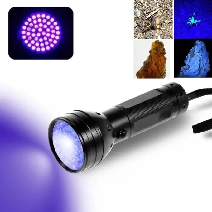 Explorez la nuit avec notre Lampe de Poche UV à Lumière Détecteur de Scorpions