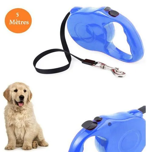 Laisse Corde Solide pour Chien avec Frein Intuitif