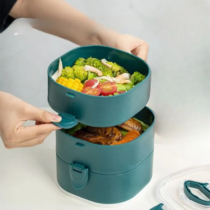 Dégustez avec Style Boîte à Lunch Élégante pour un Repas en 3 Cours