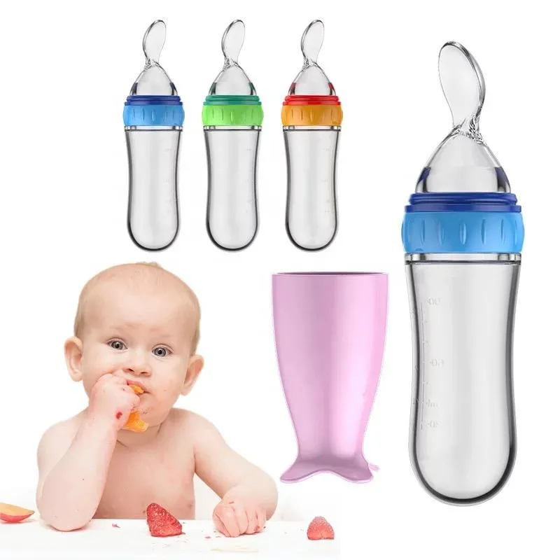 Nourrissez votre nouveau né en douceur avec le Biberon Cuillère Ace en Silicone