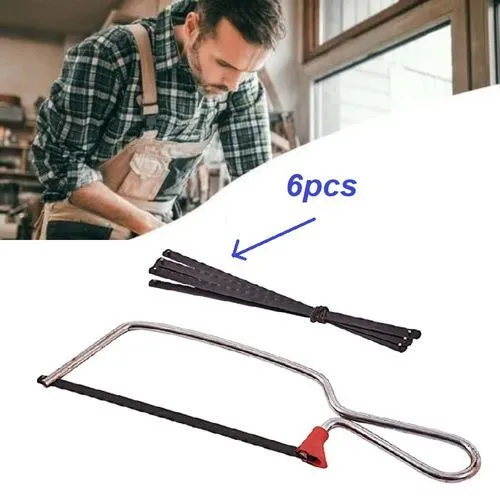 Scie à Main 6-en-1 pour Bois et Fer (23 cm)