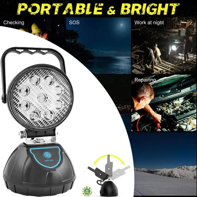 Éclairez votre travail avec notre Lampe de Travail LED Rechargeable