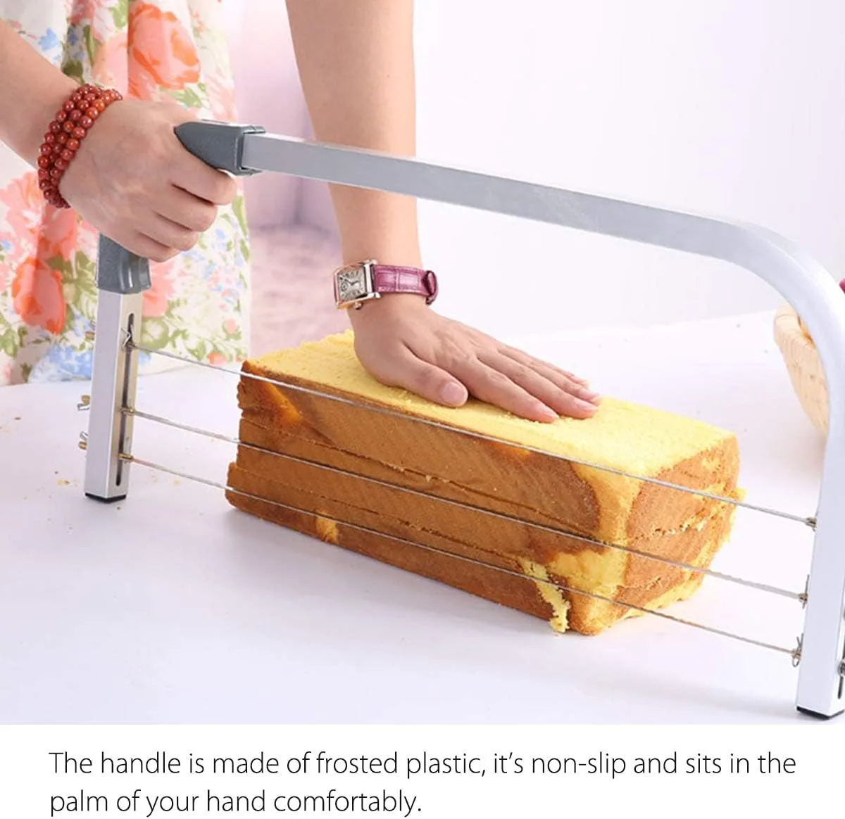 Découpez l'Excellence Trancheur de Gâteau à 3 Lames Modulables