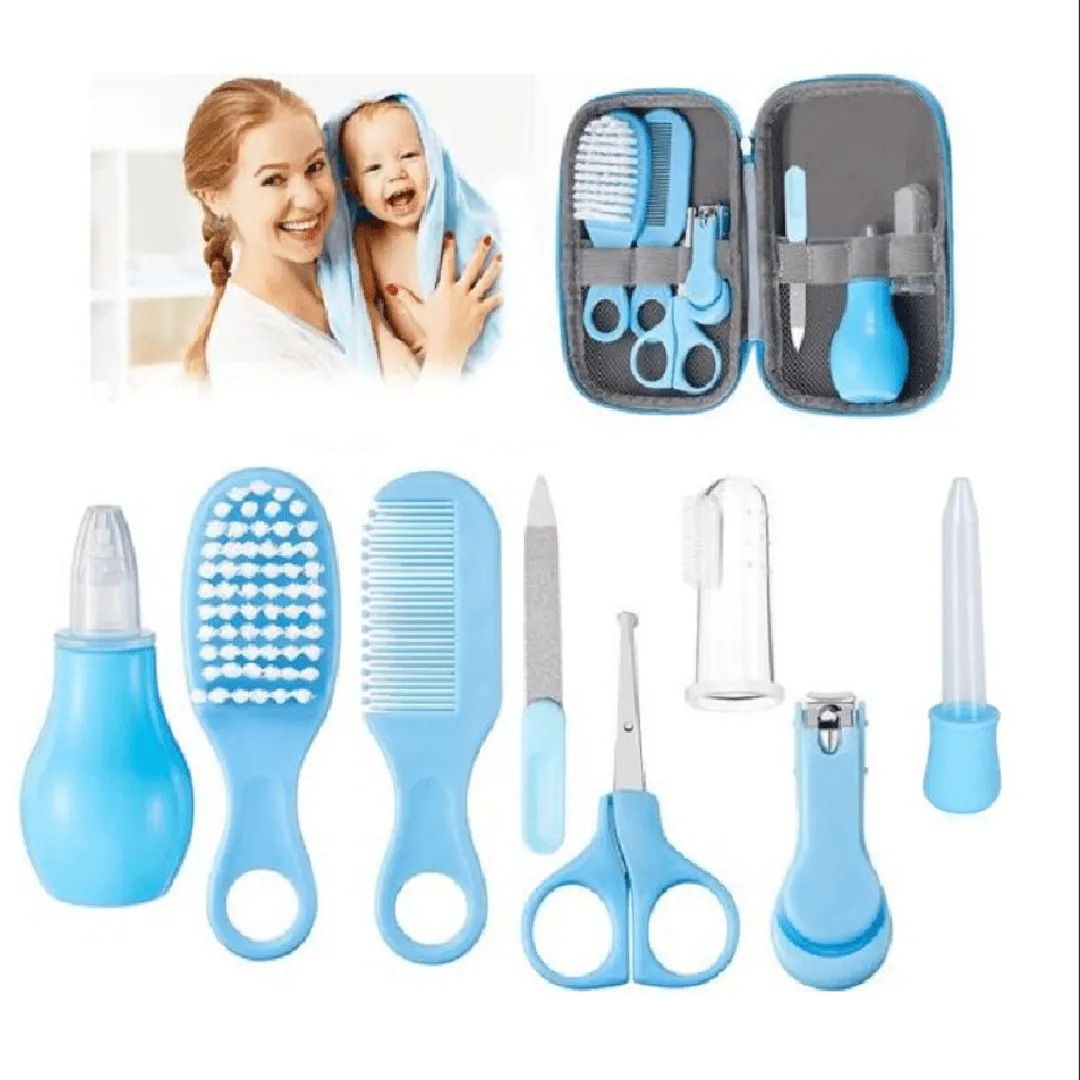 Ensemble Complet de Soins pour Bébé 8 Accessoires