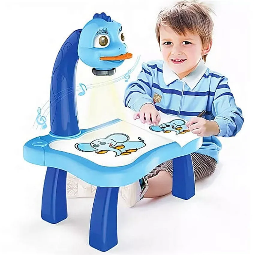 Table de dessin pour enfants avec projecteur intégré