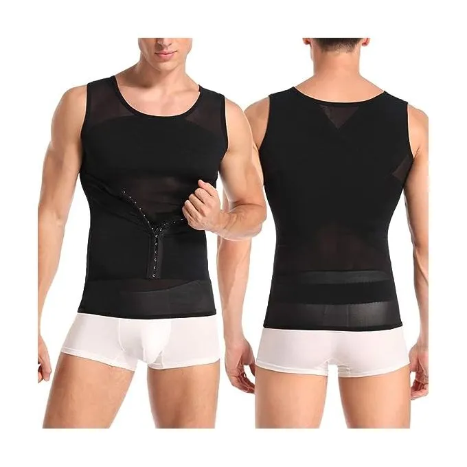 Redessinez votre silhouette avec notre Chemise de Compression Amincissante pour Hommes