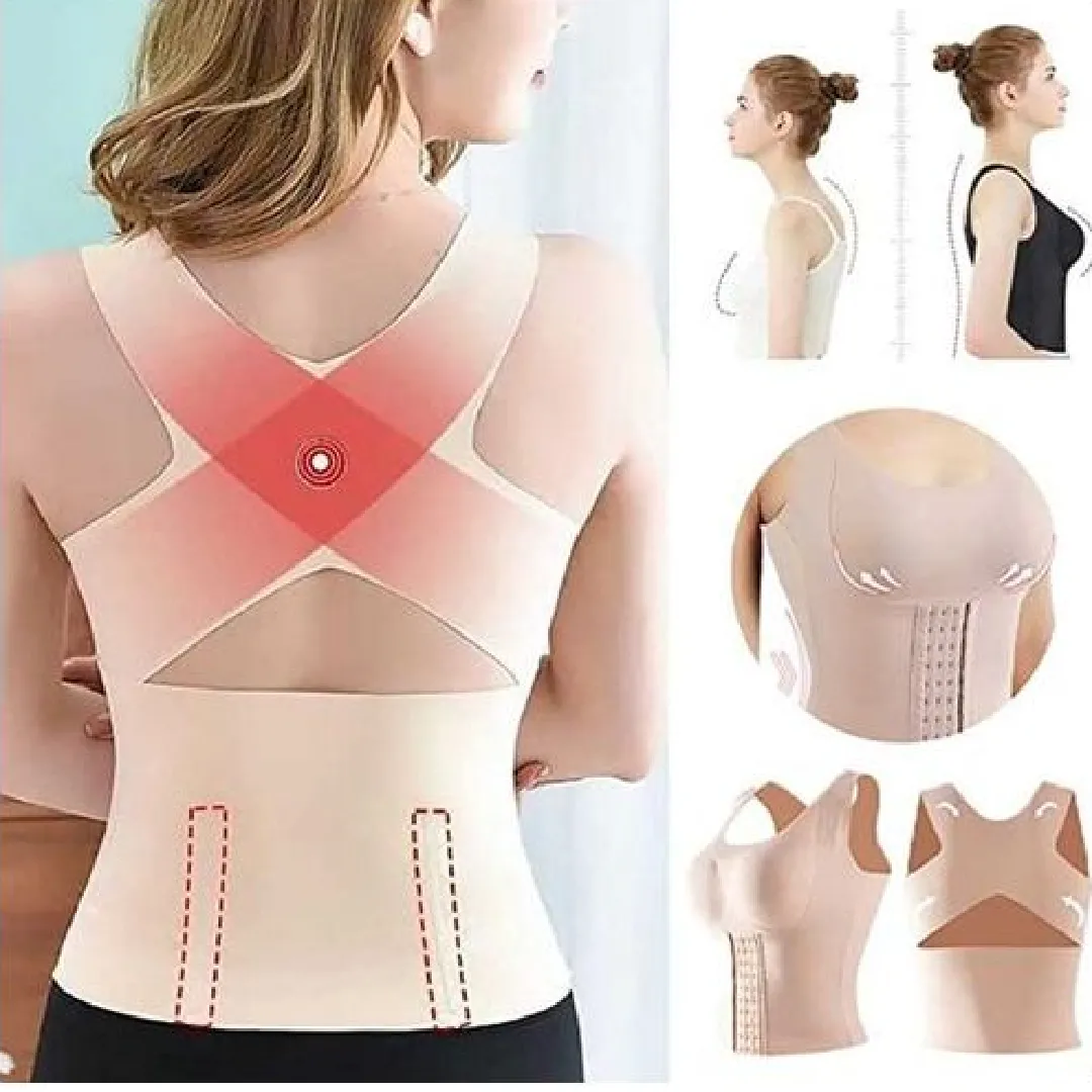 Corset de taille réglable avec boutons façonnant le corps