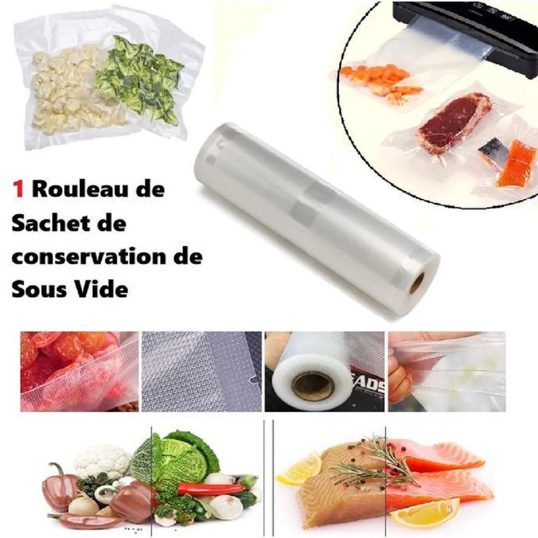 Sachet de conservation des fruits sous vide, rouleau pour machine vacuum sealer