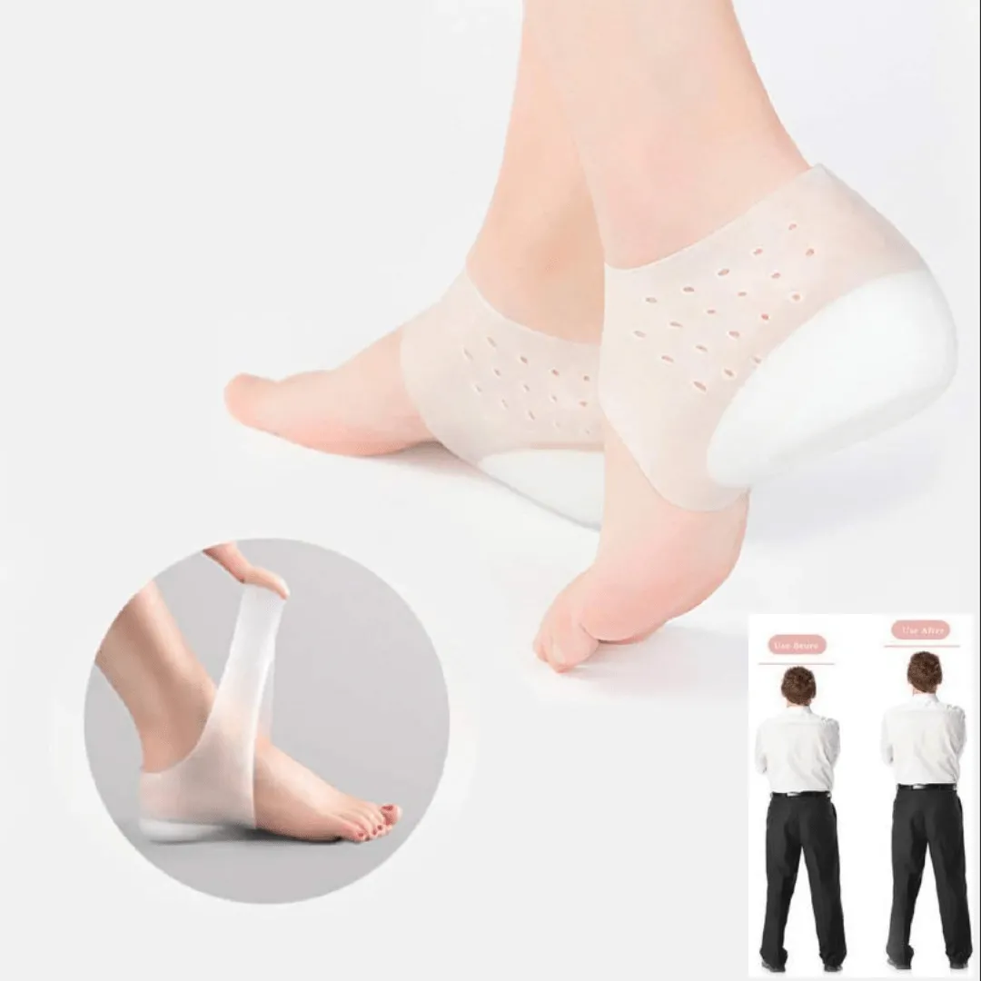 Talonnette en silicone confortable pour augmenter la hauteur