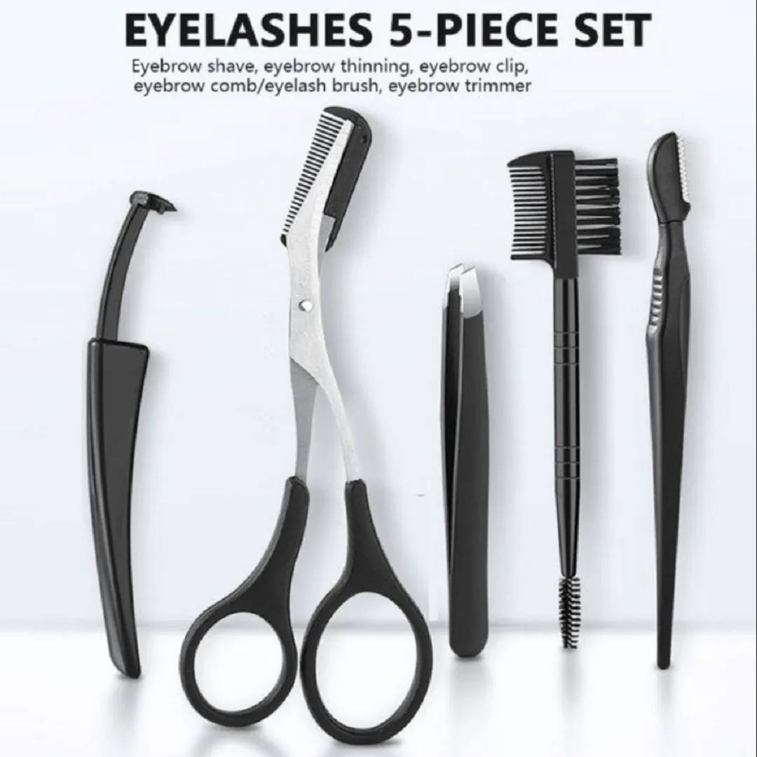Kit Essentiel de Soins pour Sourcils et Cils 5 Pièces
