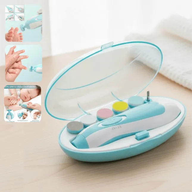 Lime à Ongles Électrique Tout-en-Un pour Bébés et Adultes (colleur aléatoire)