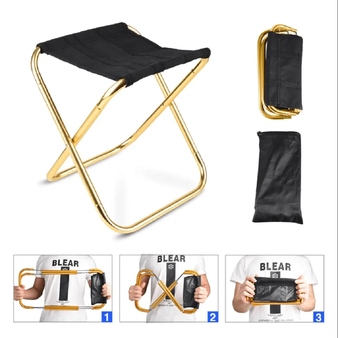 Chaise Pliante Polyvalente pour Camping et Pêche