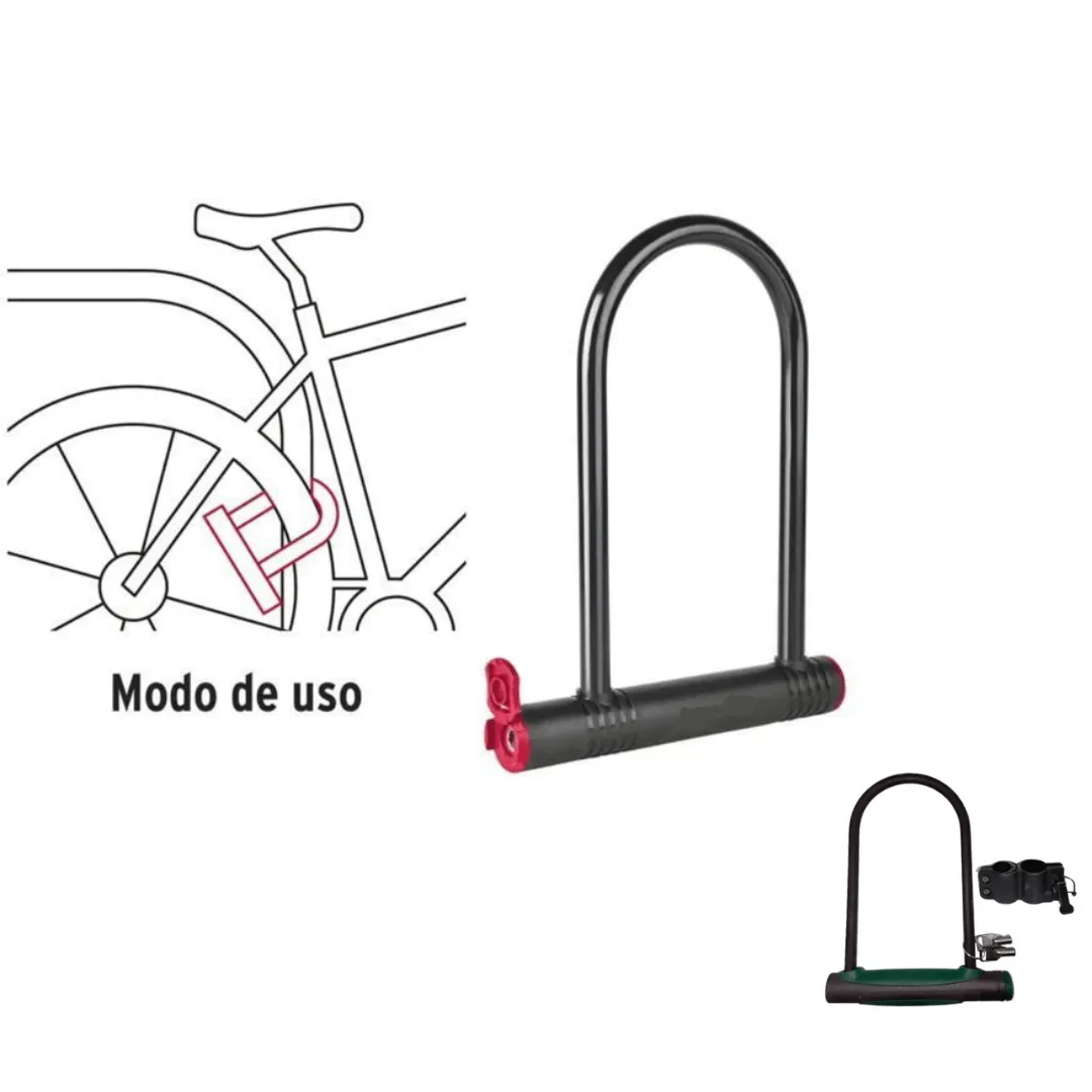 Protégez votre investissement Serrure de sécurité antivol pour vélo de haute qualité (colleur aléatoire)