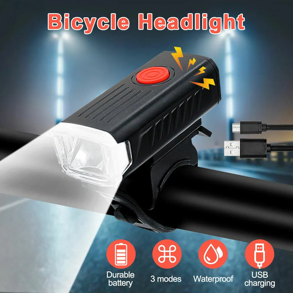 Roulez en toute sécurité avec notre Lumière de Vélo à LED Rechargeable par USB  Parfaite pour le Cyclisme Nocturne