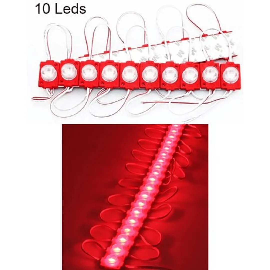 10 Pièces LED intérieures et extérieures de voiture, Accessoires automobiles