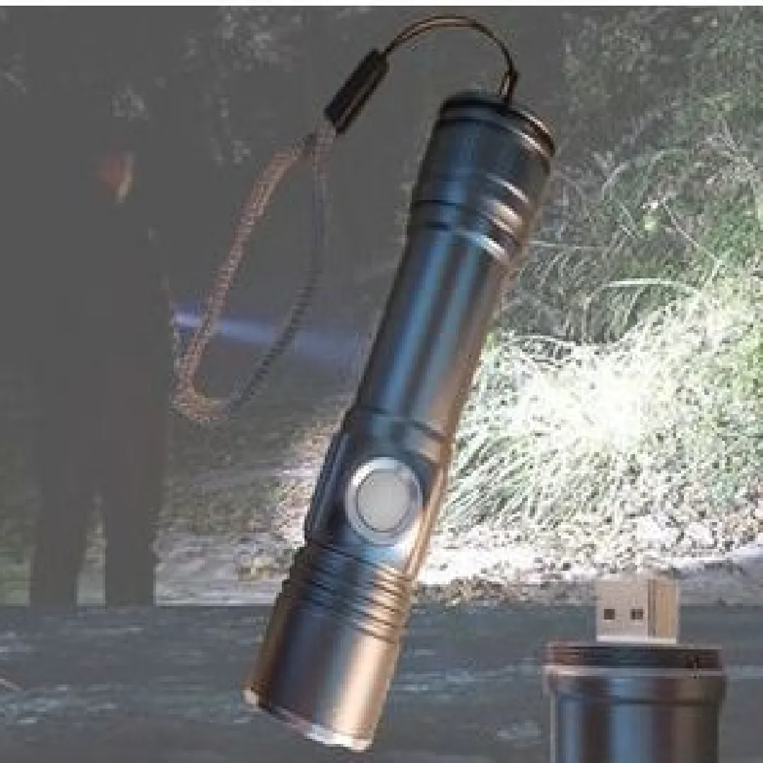 lampe de poche USB dispose de 3 modes LED