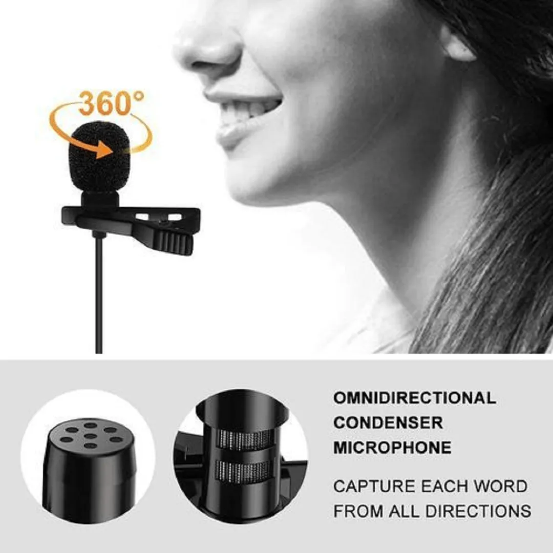 Microphone Audio Port Type C, Enregistrement Audio Vidéo