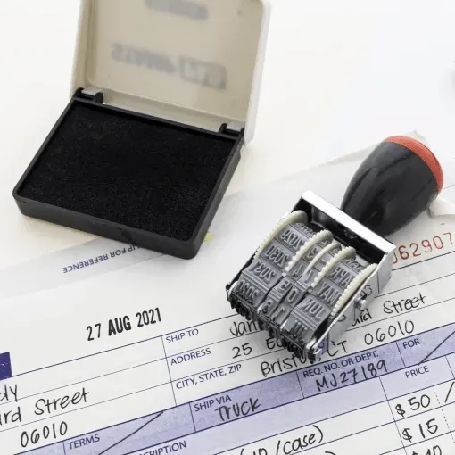 Précision au Quotidien Rouleaux de Timbres Dateur Manuels avec Mots Roulants de 4mm