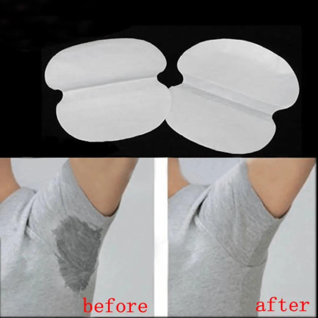 10pcs Coussinets anti-transpiration absorbants jetables, tampons sous-aisselles