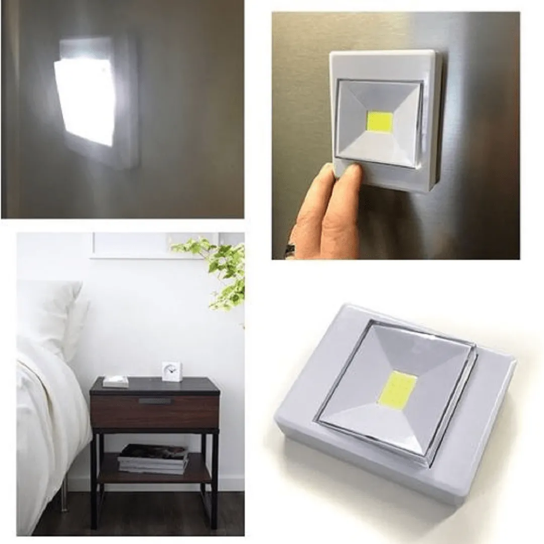 Veilleuse sous forme d'Interrupteur, Lumière de Nuit avec applique murale magnétique