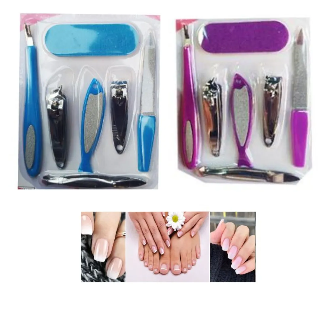 Sublimez vos mains et pieds avec notre Kit de Manucure et Pédicure 7pcs ultime (colleur aléatoire)