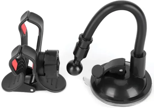 Fixation Flexible Support de Téléphone Intelligent pour Pare brise de Voiture avec Tube Souple