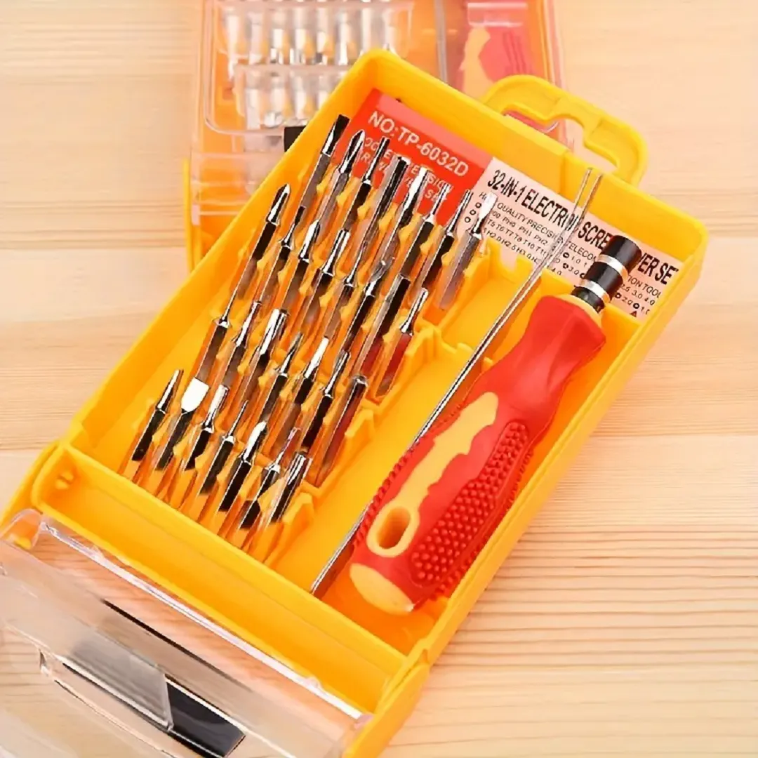 32 en 1 set micro tournevis de précision de poche, kit tournevis magnétique outil de réparation