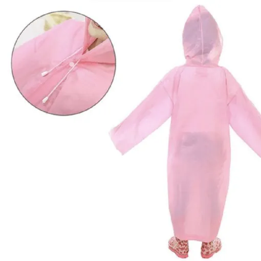 Veste Pluie Capuche Poncho Imperméable Enfant, Poncho imperméable