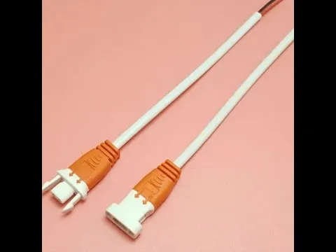 Facilitez l'Illumination avec Connecteur de Fils pour Bande LED,  Une Paire de Câbles d'Alimentation Pratique