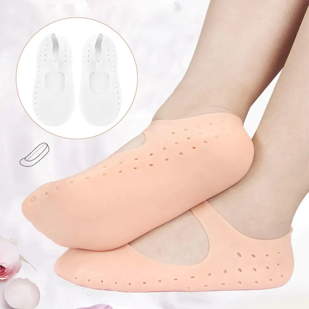 Chaussettes en Silicone pour des Pieds Doux et Hydratés