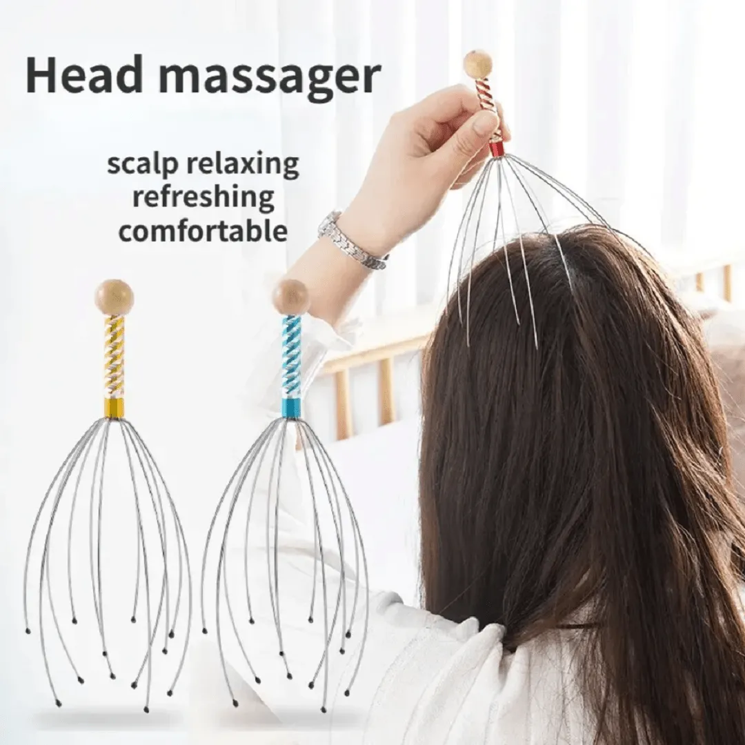 Masseur de Tête L'Ultime Soulagement du Stress et Relaxation