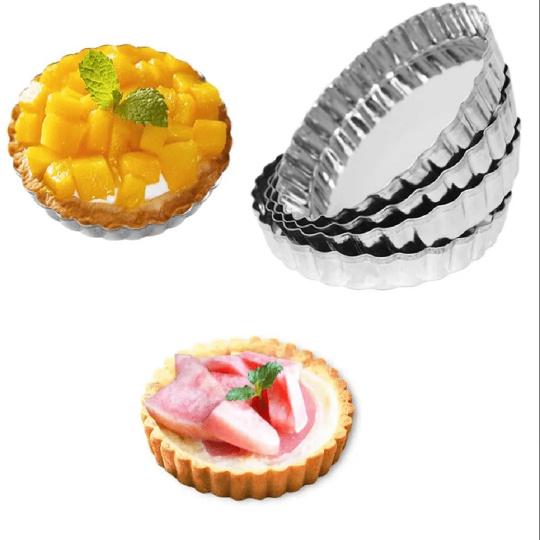 Ensemble de 6 Mini Moules à Gâteaux et Tartes Délicieuse