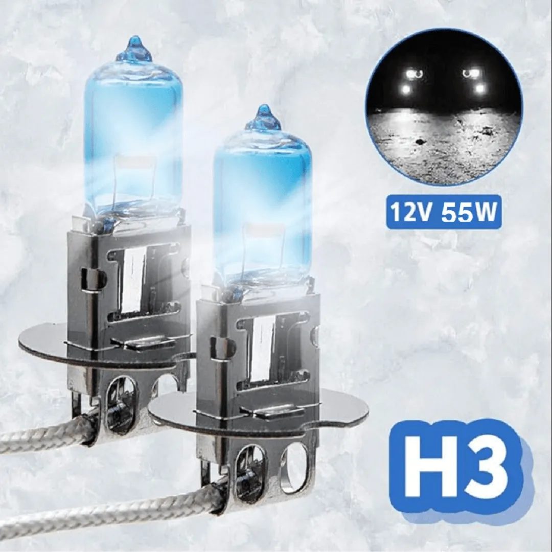 2 Ampoule de voiture antibrouillard H3 12V 55W