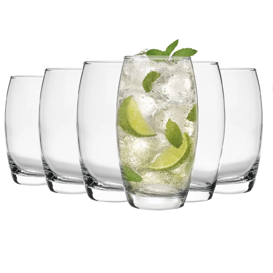 Ensemble de 6 Verres à Boire cocktails et jus et sodas 510 ml