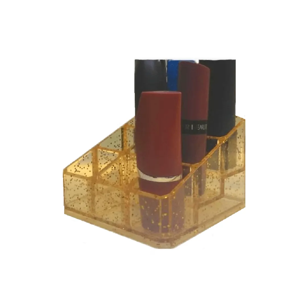 Boîte de Rangement pour Rouges à Lèvres à 9 Compartiments