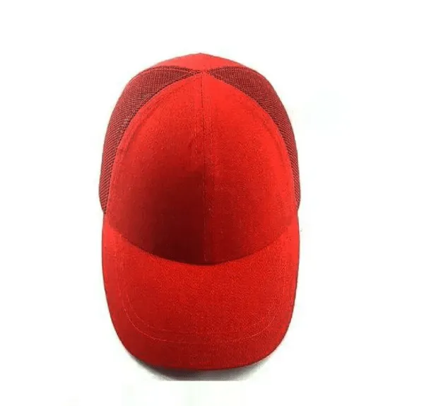 Casquette de sécurité légère et anti-impact avec bande réfléchissante