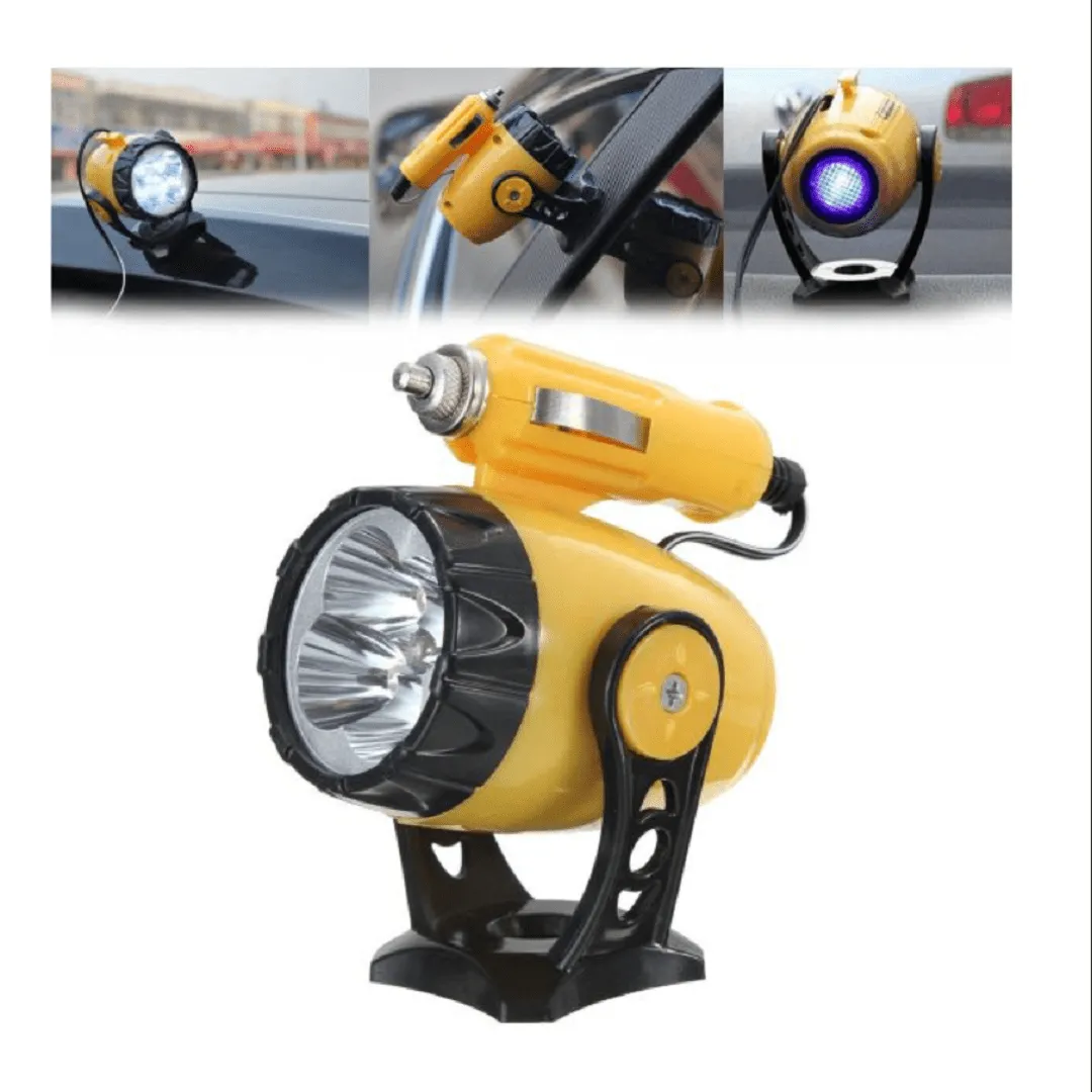 Lampe de Secours 5 LED avec Allume-Cigare 12V Polyvalence