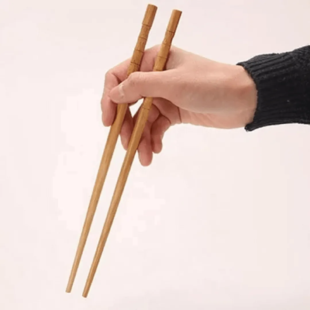 baguettes en bois de bambou artisanal vaisselle réutilisable pour sushis et aliments