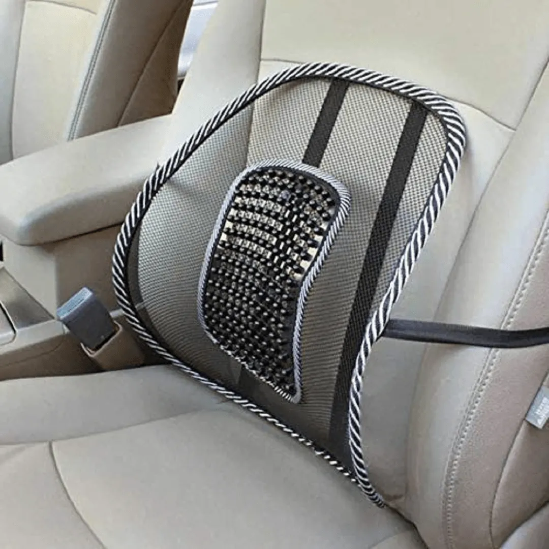 Coussin lombaire pour siège de voiture en maille ventilée soulagez vos douleurs dorsales