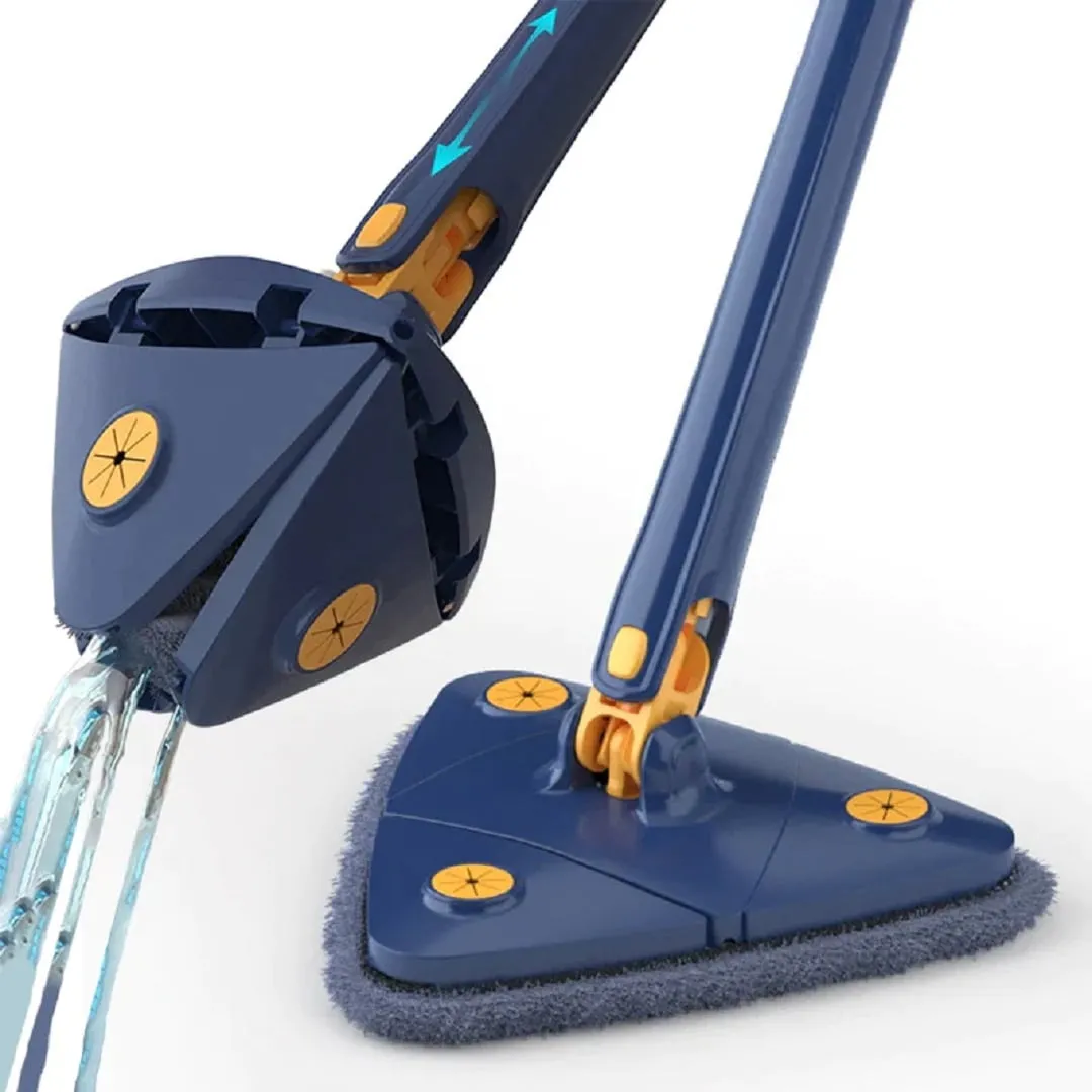 Balai à main plat avec tampon en microfibre lavable ,rotation à 360 degrés