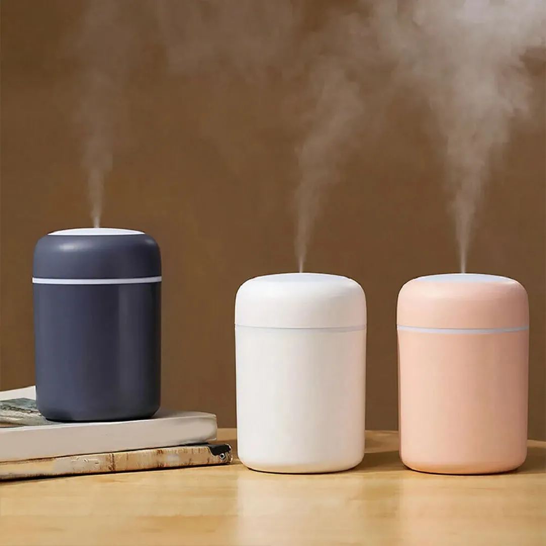 Mini humidificateur à ultrasons 300 ml pour voiture et maison (colleur aléatoire)