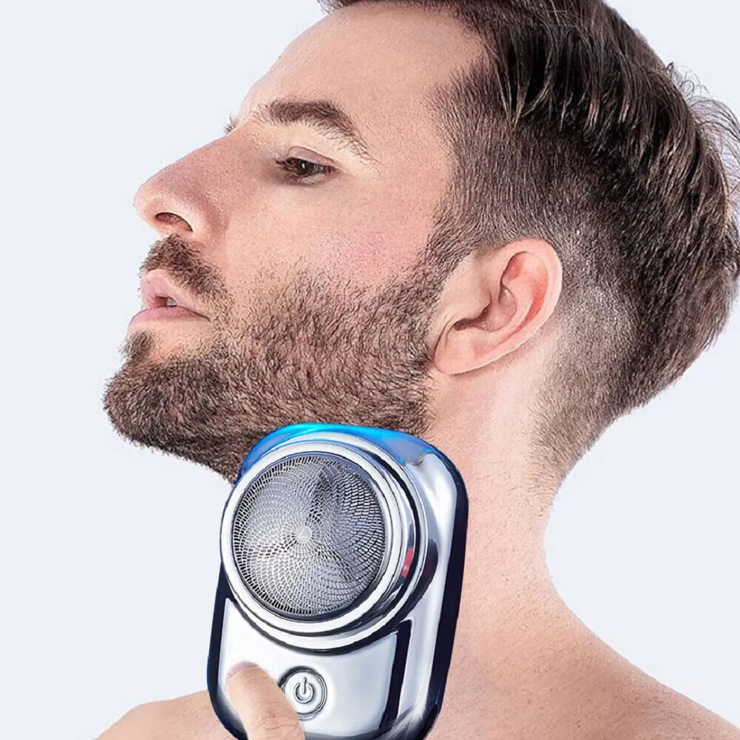 Mini rasoir électrique de voyage sans fil pour hommes lavable et Rechargeable