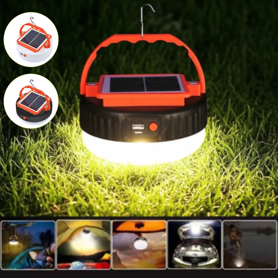 Lanterne LED Solaire Rechargeable pour Toutes vos Excursions (colleur aléatoire)