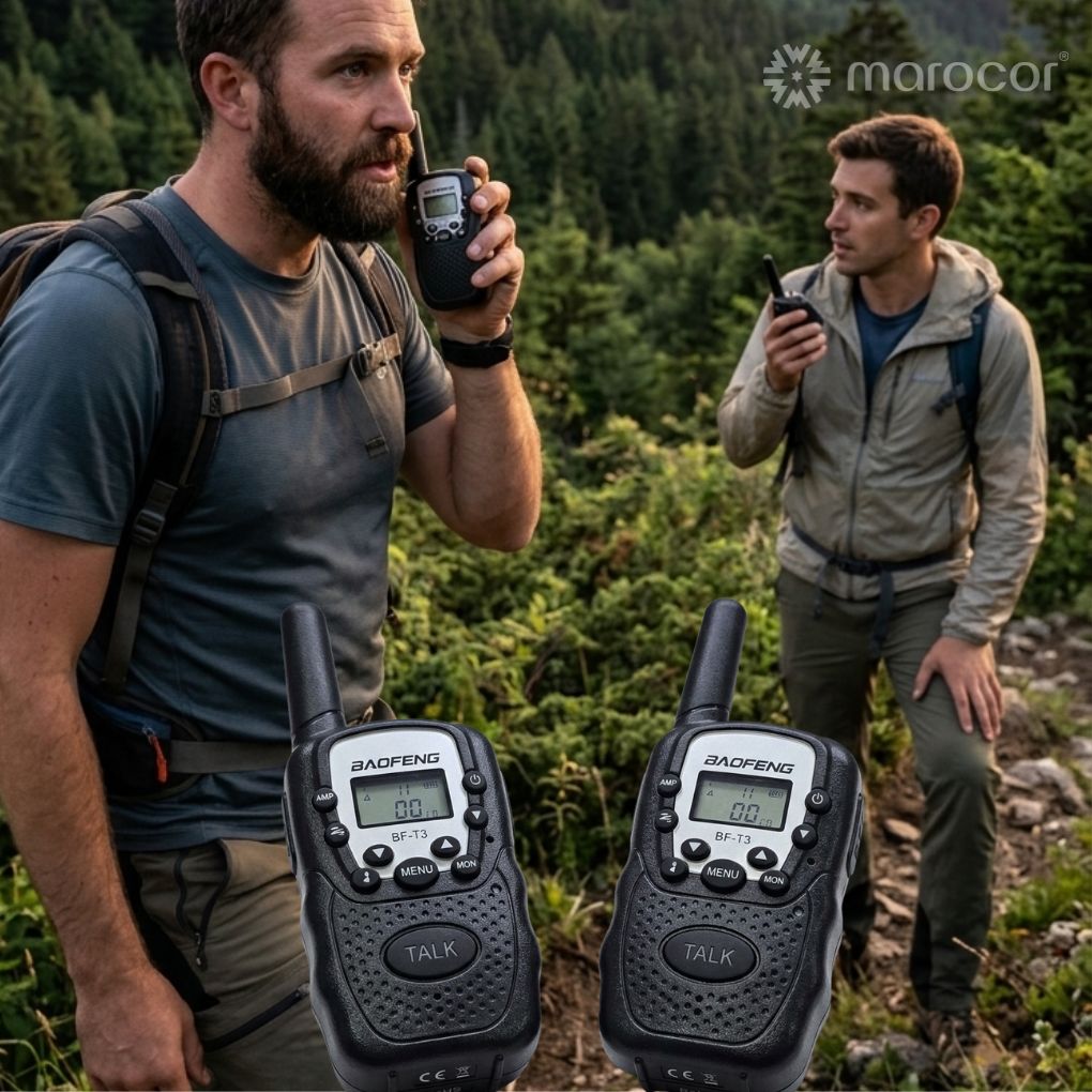 Le talkie-walkie robuste pour vos aventures en montagne