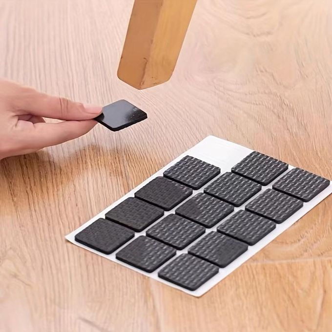 18pcs Patins Antidérapants et Anti-rayures pour Pieds de Meubles, Tables et Chaises, Protection Durable