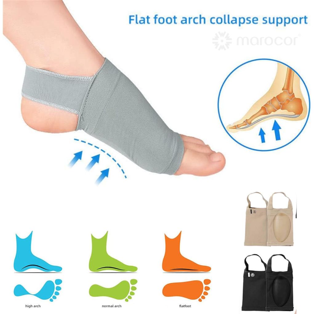 Manchons de soutien de la voûte plantaire à compression métatarsienne améliorée avec coussinet en gel à l'intérieur