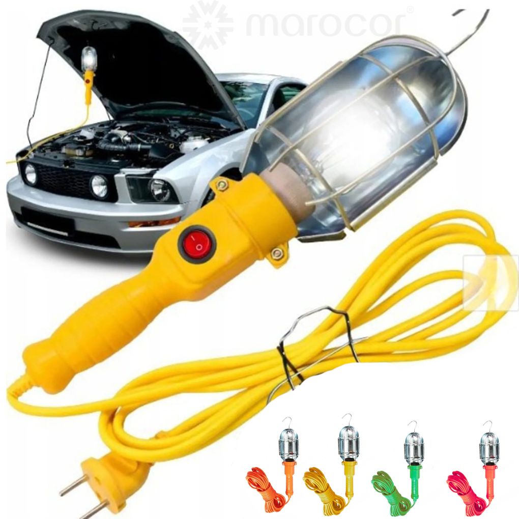 15m Lampe de Travail Professionnelle pour Réparations Automobiles et Travaux Extérieurs